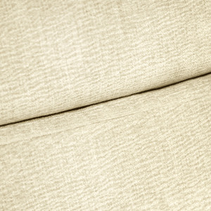 Pouf en tissu doux rembourré pour canapé modulable - écru - KOK