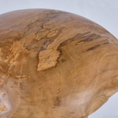 Champignon en bois de teck 25 cm de haut - LAMPI