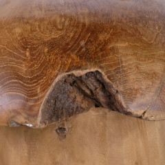 Champignon en bois de teck 30 cm de haut - LAMPI