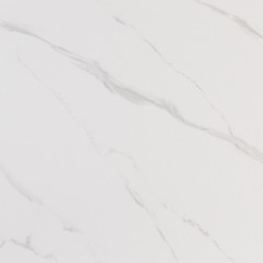 Table extensible céramique blanc marbré 180/260cm - 8 piètements - UNIK
