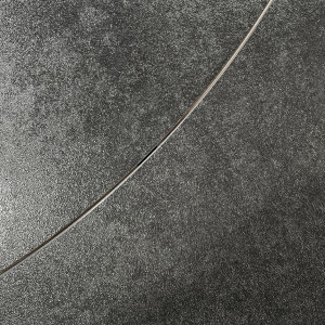 Table en céramique rallonges rotatives 120/180 cm - gris anthracite - BRERA