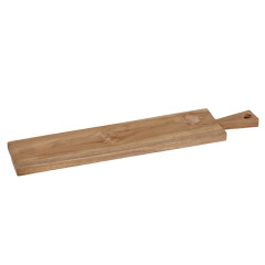 Planche de découpe 60x12 cm rectangulaire en bois de teck - MULAN