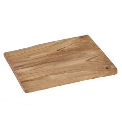 Planche de découpe 30x16 cm rectangulaire en bois de teck - MADISON