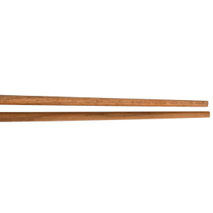 Paire de baguettes chinoises réutilisables en bois de teck - CINDY