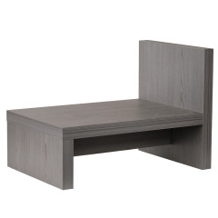 Table de chevet rectangulaire en décor chêne - gris - BROOKLYN