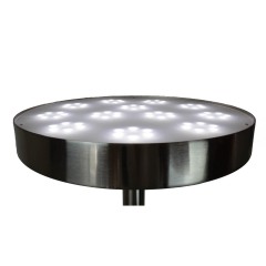 Lampadaire LED à variateur d'ambiance métal